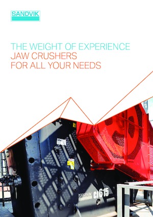 Kőtörmelék ujrahasznostó telepek Sandvik CJ612