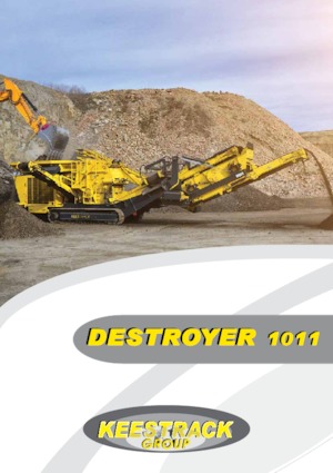 Kőtörmelék ujrahasznostó telepek Keestrack Destroyer 1011