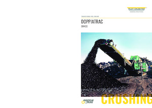 Kőtörmelék ujrahasznostó telepek Pilot Crushtec DR400 DOUBLE-ROLL