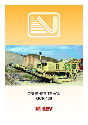 Kőtörmelék ujrahasznostó telepek REV GCR 106