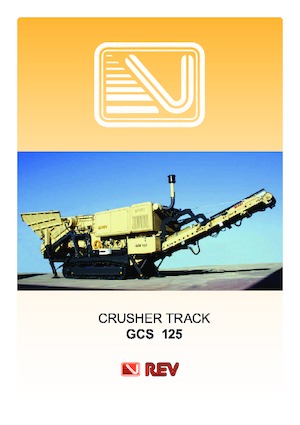 Kőtörmelék ujrahasznostó telepek REV GCS 125