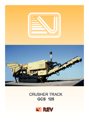 Kőtörmelék ujrahasznostó telepek REV GCS 125