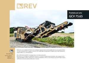 Kőtörmelék ujrahasznostó telepek REV GCV 75.65
