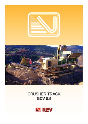 Kőtörmelék ujrahasznostó telepek REV GCV 8.5 
