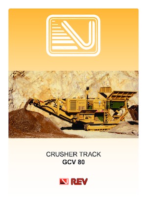 Kőtörmelék ujrahasznostó telepek REV GCV 80