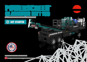 Kőtörmelék ujrahasznostó telepek Powerscreen Gladiator MT1150