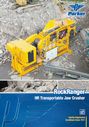 Kőtörmelék ujrahasznostó telepek Parker HR0750