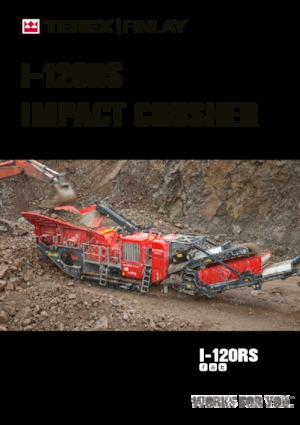 Kőtörmelék ujrahasznostó telepek Terex-Finlay I 120 RS