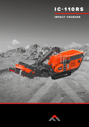 Kőtörmelék ujrahasznostó telepek Finlay IC-110RS