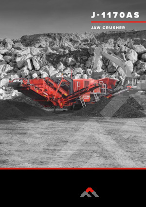 Kőtörmelék ujrahasznostó telepek Finlay J-1170AS+