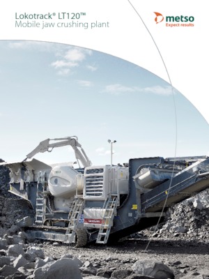 Kőtörmelék ujrahasznostó telepek Metso Lokotrack LT 120