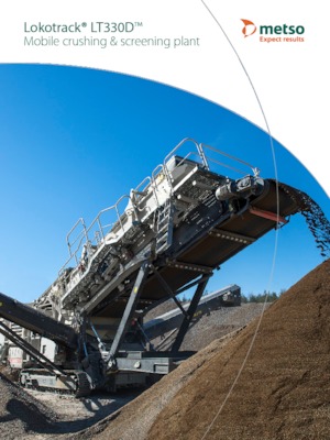 Kőtörmelék ujrahasznostó telepek Metso Lokotrack LT 330 D