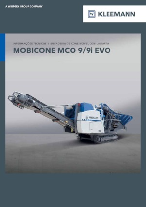 Kőtörmelék ujrahasznostó telepek Kleemann MCO 9i EVO