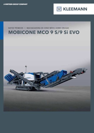 Kőtörmelék ujrahasznostó telepek Kleemann MCO 9 S