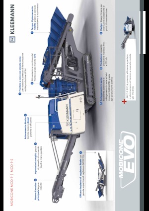 Kőtörmelék ujrahasznostó telepek Kleemann MCO 9 S