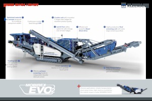 Kőtörmelék ujrahasznostó telepek Kleemann MR 130 Z EVO2