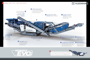 Kőtörmelék ujrahasznostó telepek Kleemann MR 130(i) EVO2