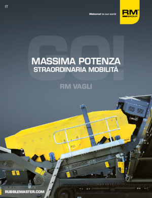 Kőtörmelék ujrahasznostó telepek Rubble Master MTS2010S