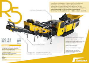 Kőtörmelék ujrahasznostó telepek Keestrack R5e