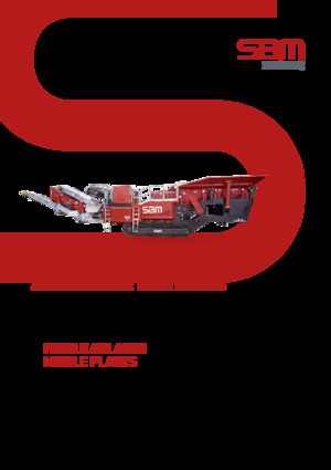 Kőtörmelék ujrahasznostó telepek SBM REMAX 500