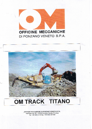 Kőtörmelék ujrahasznostó telepek OM Titano