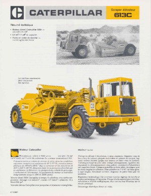 Szkréperek Caterpillar 613C