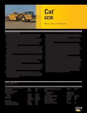 Szkréperek Caterpillar 623K