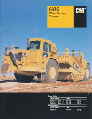 Szkréperek Caterpillar 637G