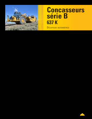 Szkréperek Caterpillar 637K