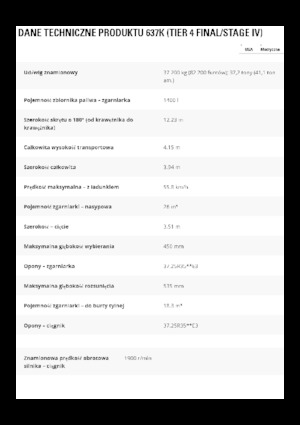 Szkréperek Caterpillar 637K