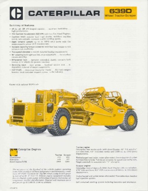 Szkréperek Caterpillar 639D