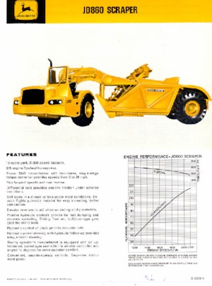 Szkréperek John Deere Construction JD860