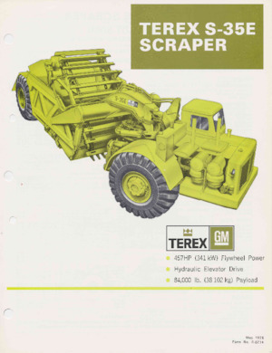 Szkréperek Terex S-35E