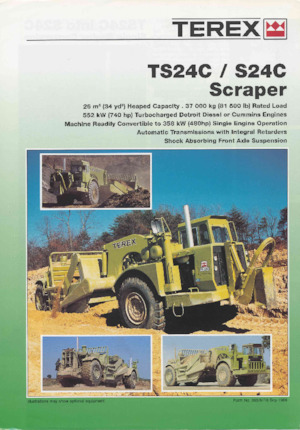 Szkréperek Terex TS24C