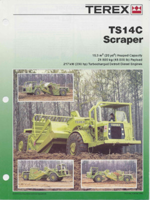 Szkréperek Terex TS14C