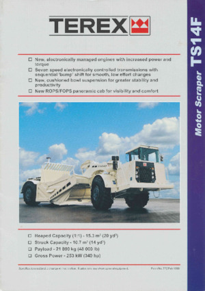 Szkréperek Terex TS14F