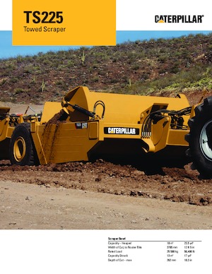 Szkréperek Caterpillar TS225