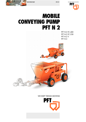 Csavarszivattyúk PFT N 2 V