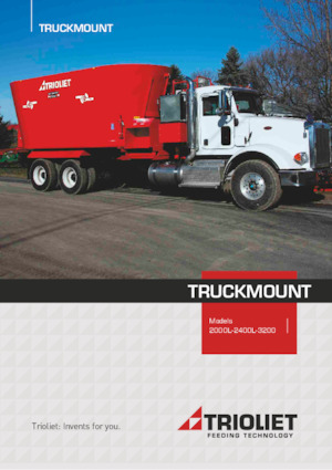 Önjáró tápkeverők Trioliet Triotrac M 1400 ZK