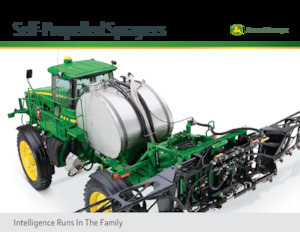 Önjáró  szántóföldi permetezők John Deere 4730