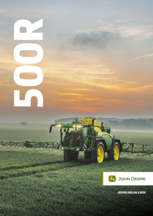 Önjáró  szántóföldi permetezők John Deere 550R