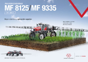 Önjáró  szántóföldi permetezők Massey Ferguson MF 8125