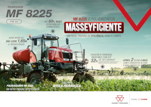 Önjáró  szántóföldi permetezők Massey Ferguson MF 8225