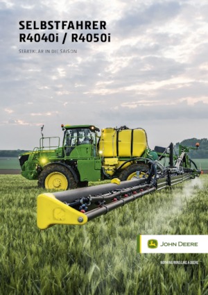 Önjáró  szántóföldi permetezők John Deere R4050i