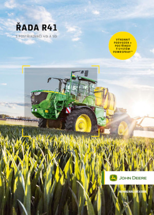 Önjáró  szántóföldi permetezők John Deere R4140i 