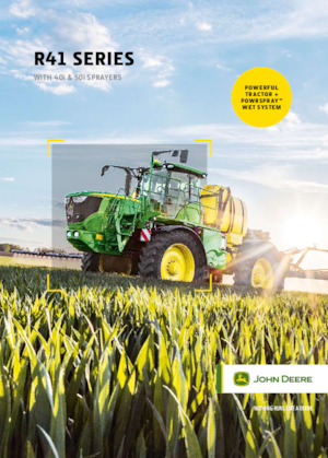 Önjáró  szántóföldi permetezők John Deere R4140i 