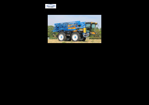 Önjáró  szántóföldi permetezők Delvano Terresta