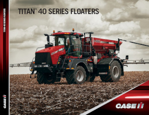 Önjáró  szántóföldi permetezők Case IH Titan 3540