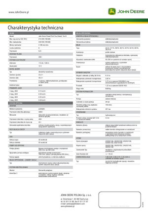 Önjáró  szántóföldi permetezők John Deere 5430i