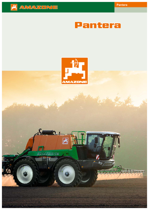 Önjáró  szántóföldi permetezők Amazone Pantera 4001 (33)